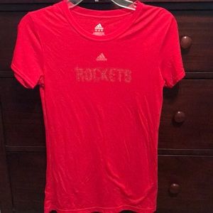 Houston Rockets Adidas Red tee